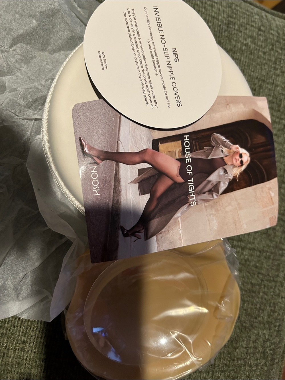 Invisible No‑Slip Nipple Covers — Nude